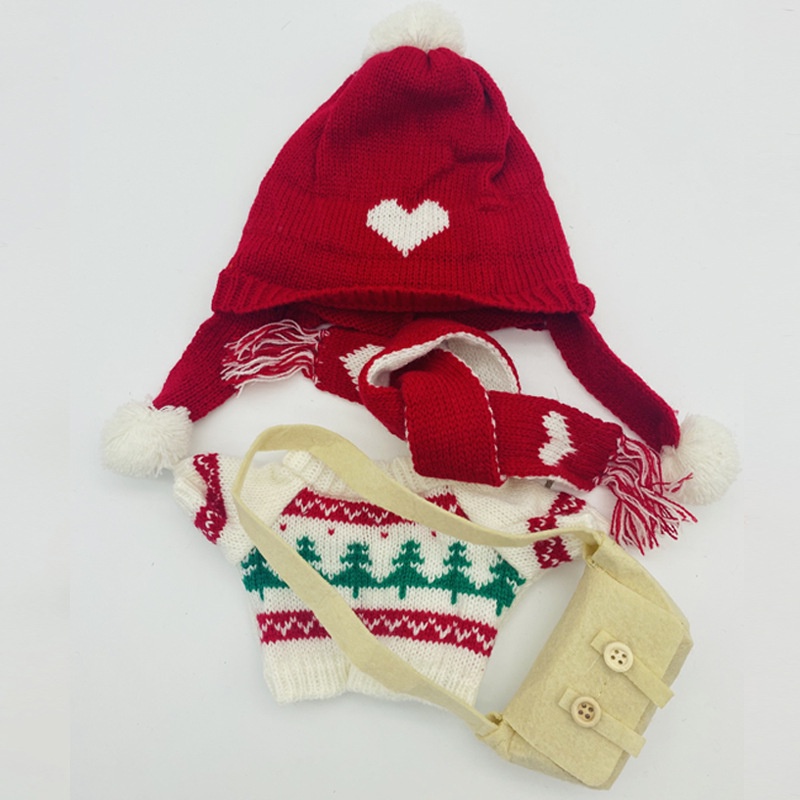 Mới Bộ Quần Áo Giáng Sinh Cho Búp Bê 30cm