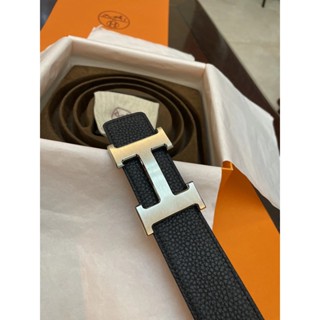 Thắt Lưng Nam Chính Hãng Chất Lượng Cao h home love majia?Thắt Lưng Da Bò Có Khóa Chữ h Màu Vàng / palladium Nhập Khẩu Chính Hãng 38mm Cho Nam