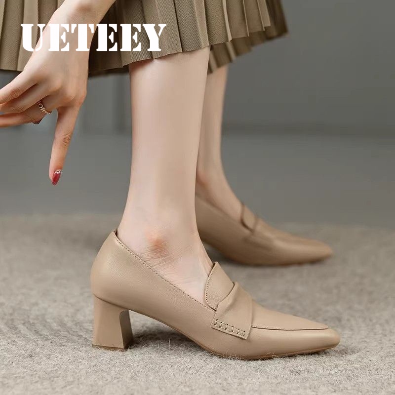 UETEEY giày búp bê Mary Jane Lolita Đế da mềm đế êm thời trang Nhẹ nhàng Chất lượng cao Màu sắc đa dạng Đa dạng Năng động FLF23B0PXY 46Z231118