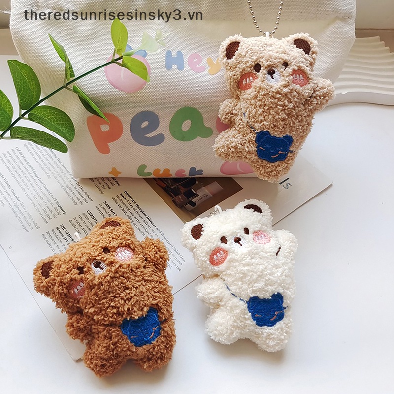 Móc Khóa Gấu Bông Dễ Thương Thời Trang Dành Cho Bé Gái