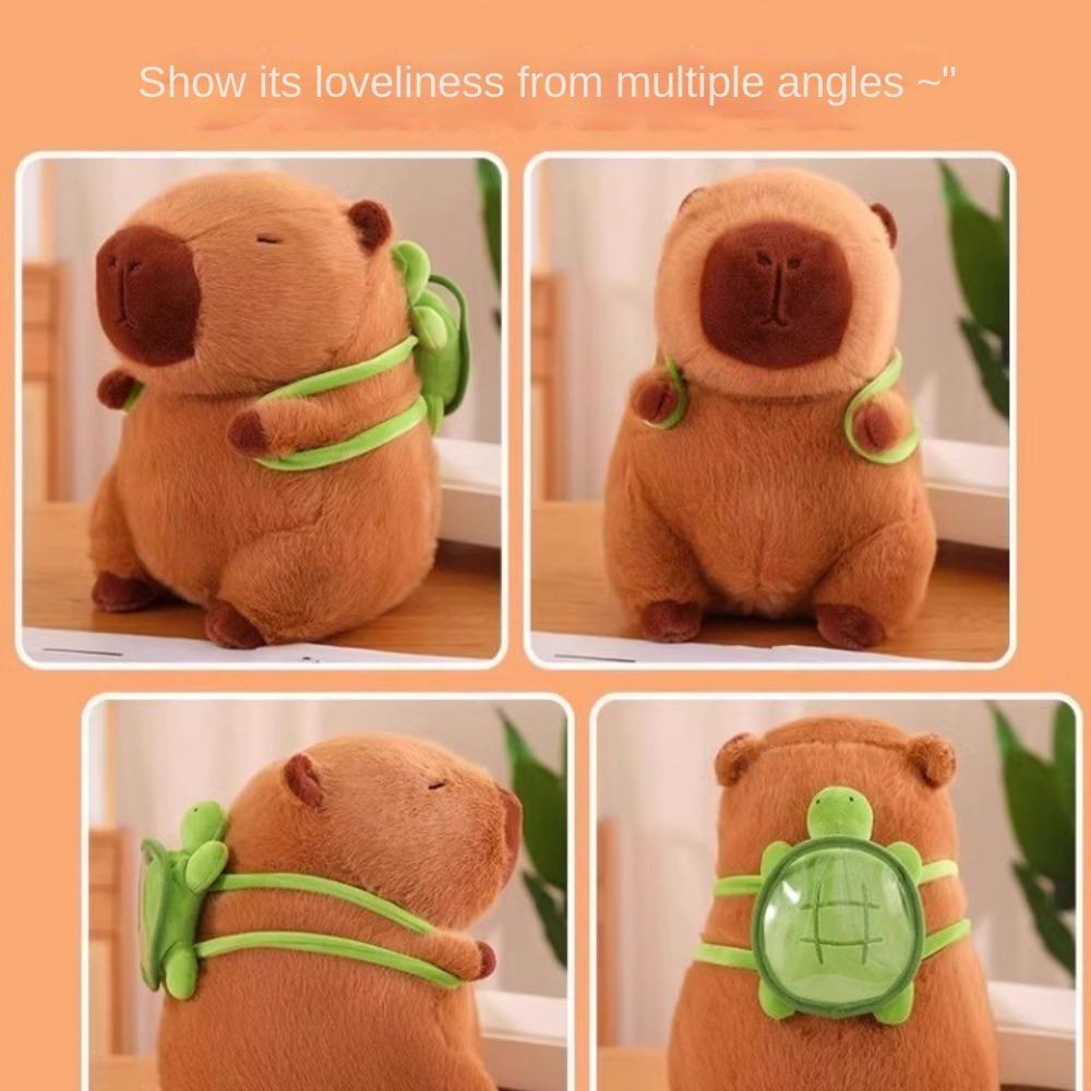 Mmluck capybara Đồ Chơi Búp Bê Nhồi Bông capybara rodent Runnybara Đáng Yêu Mềm Mại