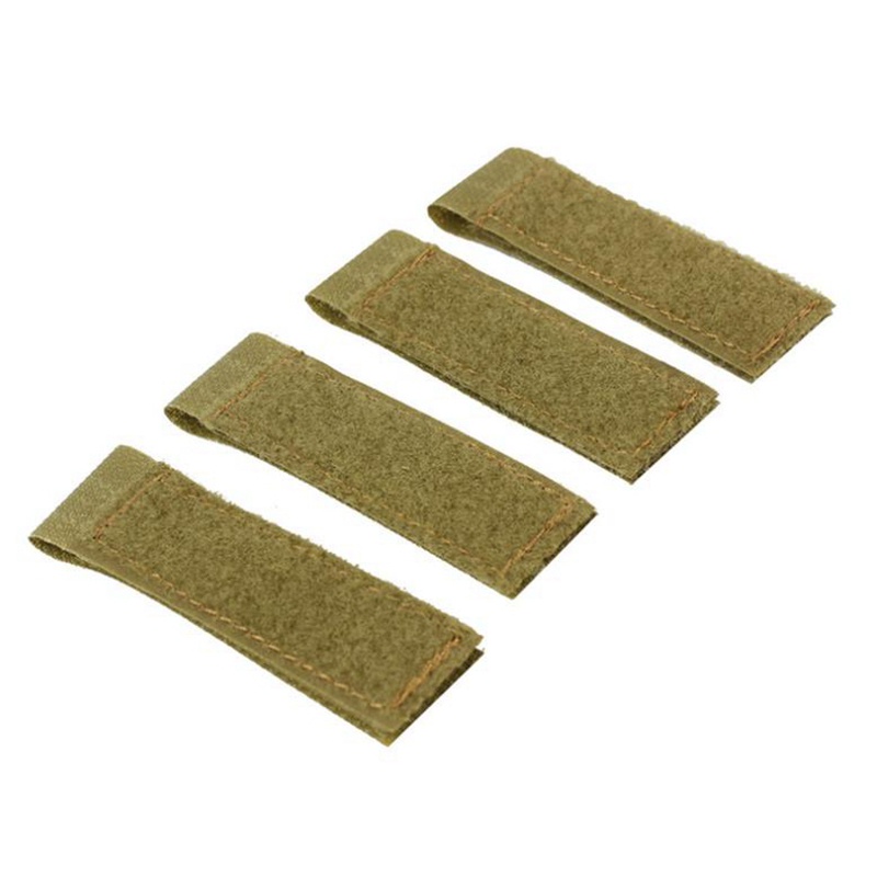 Luc set 4 Miếng Vá Cột Dây Đai Ba Lô Chiến Thuật id Có Móc Và Vòng Khóa