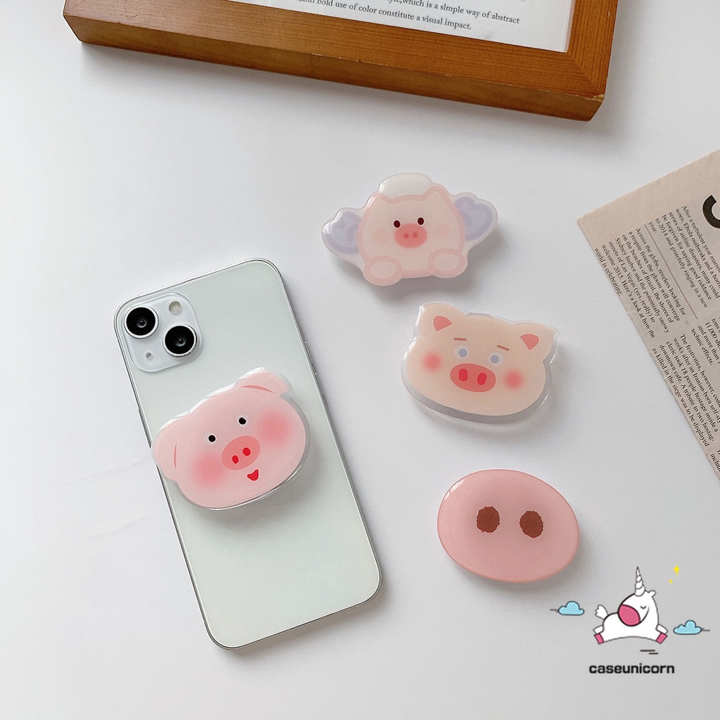 Dễ Thương Giá Đỡ Điện Thoại Dạng Gập Hình Gấu / Thỏ / Gấu Trúc / Cún Con Hoạt Hình Đáng Yêu Sáng Tạo Thông Dụng