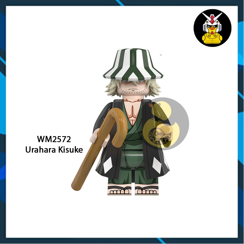 WM6164 Mô Hình Bleach Đồ Chơi Xếp Hình Lắp Ráp Nhân Vật Sứ Mạng Thần Chết Ichigo Kenpachi Cifer Shunsui Yamamoto