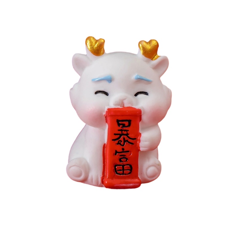 Hik Tượng Rồng Hoạt Hình Trang Trí Tiểu Cảnh Năm Mới 2024