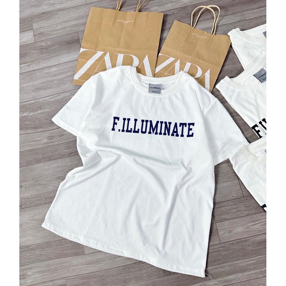 ANU642 - ÁO PHÔNG NỮ TRẮNG 3 MÀU CHỮ FILLUM