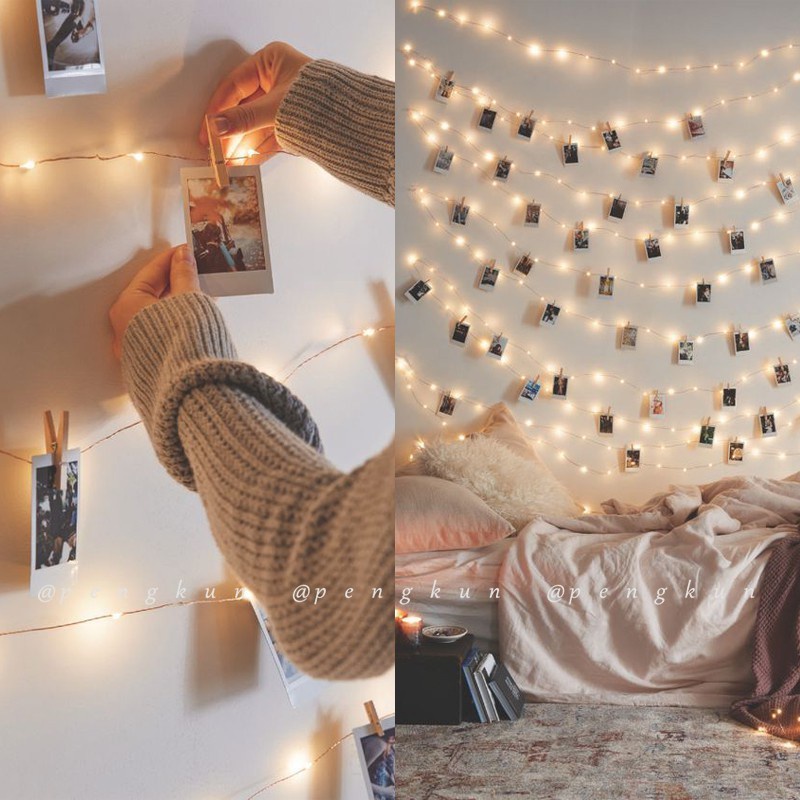 Dây đèn LED bằng đồng chống nước trang trí Giáng Sinh