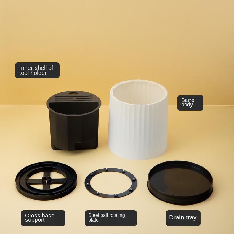Dụng Cụ Nhà Bếp Xoay 360 Độ, Giá Để Muỗng Đũa Đa Năng Có Thể Xoay Được Cho Nhà Bếp