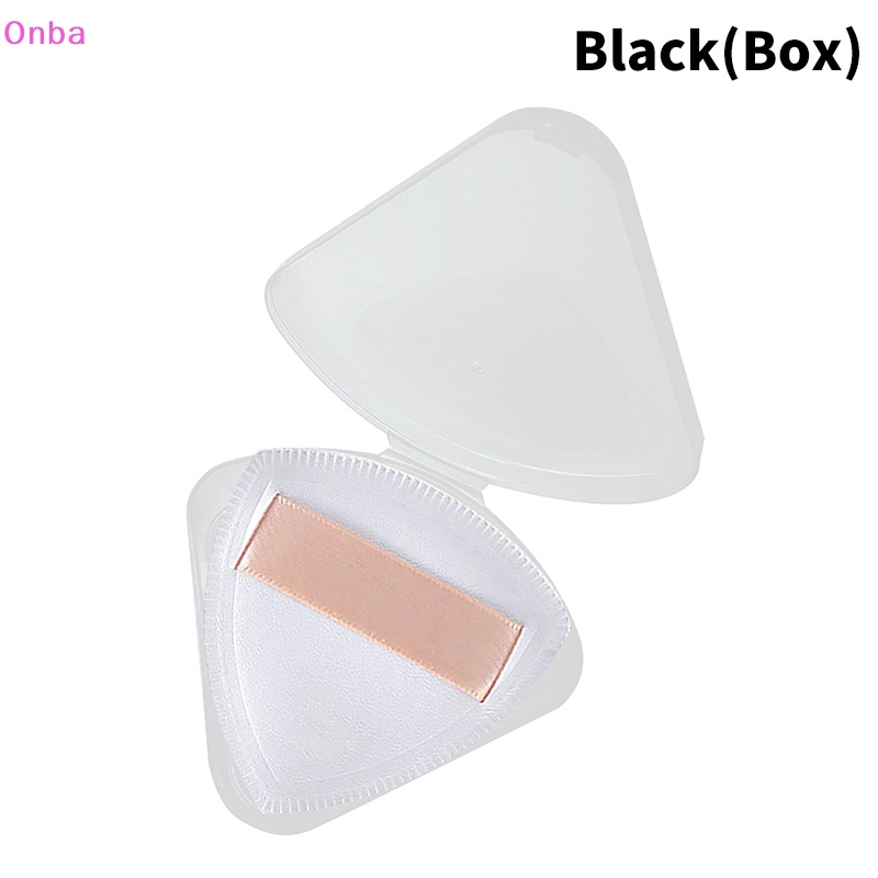 Onba Mút Trang Điểm Ướt Và Khô Hình Tam Giác mini Bằng Vải Nhung Tiện Dụng vn