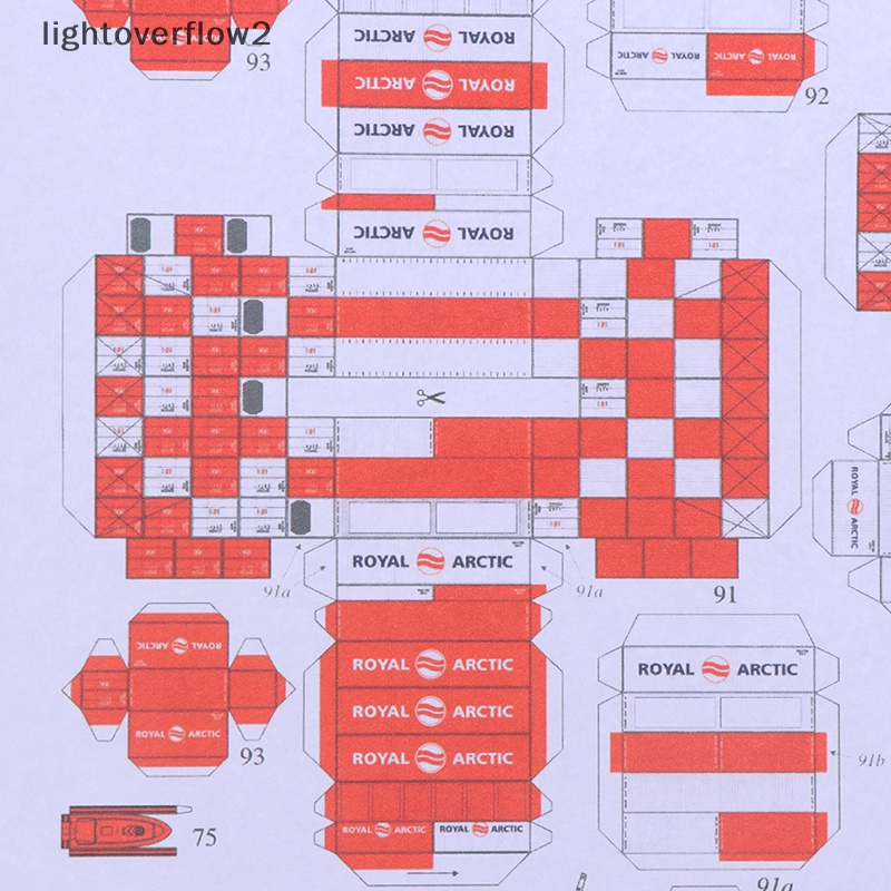 Mô Hình Tàu container mary arctica Bằng Giấy Tỉ Lệ 1: 400