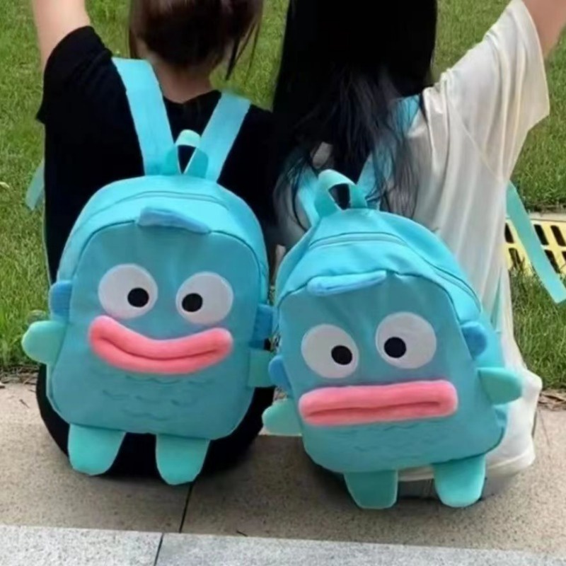 Ba Lô Học Sinh Cỡ Lớn In Hình Cá Dễ Thương