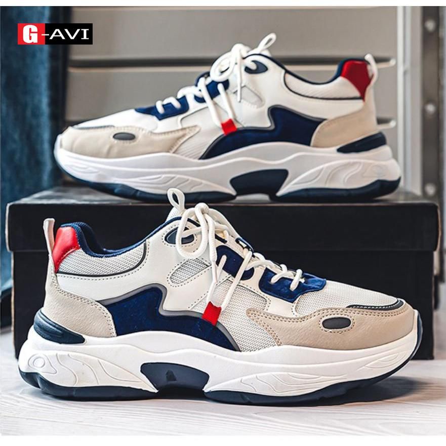 Giày thể thao nam mẫu mới hot trend 2023 kiểu dáng trẻ trung phong cách năng động mã AD027