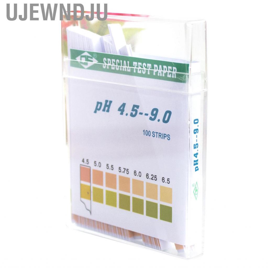 Ujewndju PH Paper  Test 100PCS Small 4.5‑9.0 Quick Testing for Soil Cosmetics