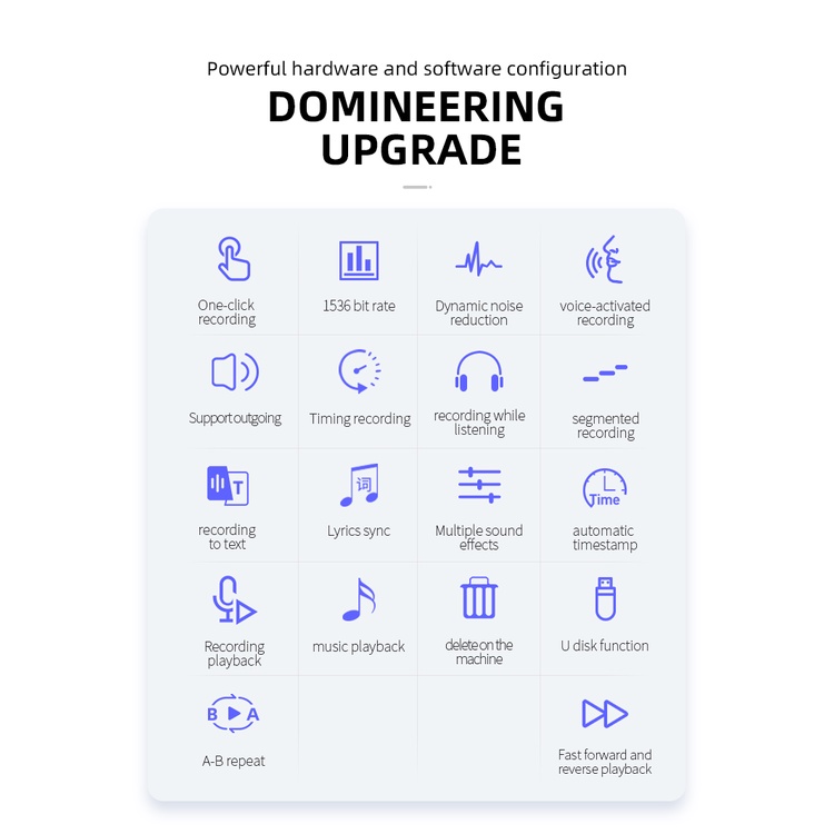 Máy Ghi Âm Kỹ Thuật Số mp3 32gb / 64gb / 128gb / 256gb Giảm Tiếng Ồn