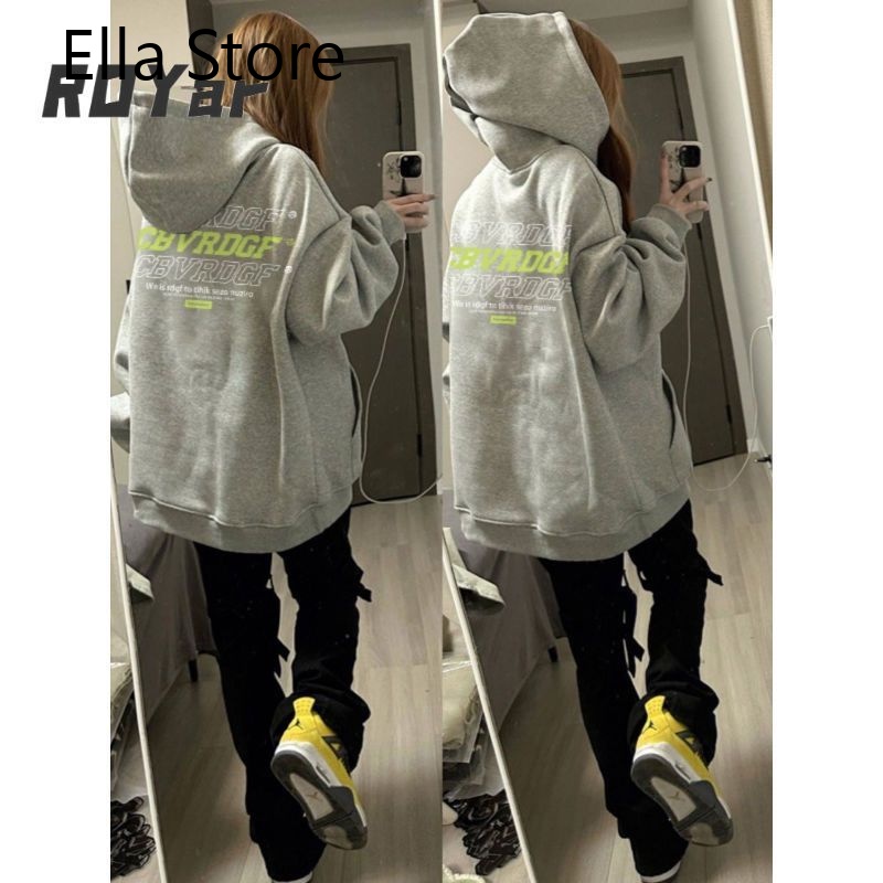 Ella Store Áo Khoác hoodie áo khoác nữ zip hoodie Popular Thời trang trendy Fashion WWY2391EMY 49Z231204