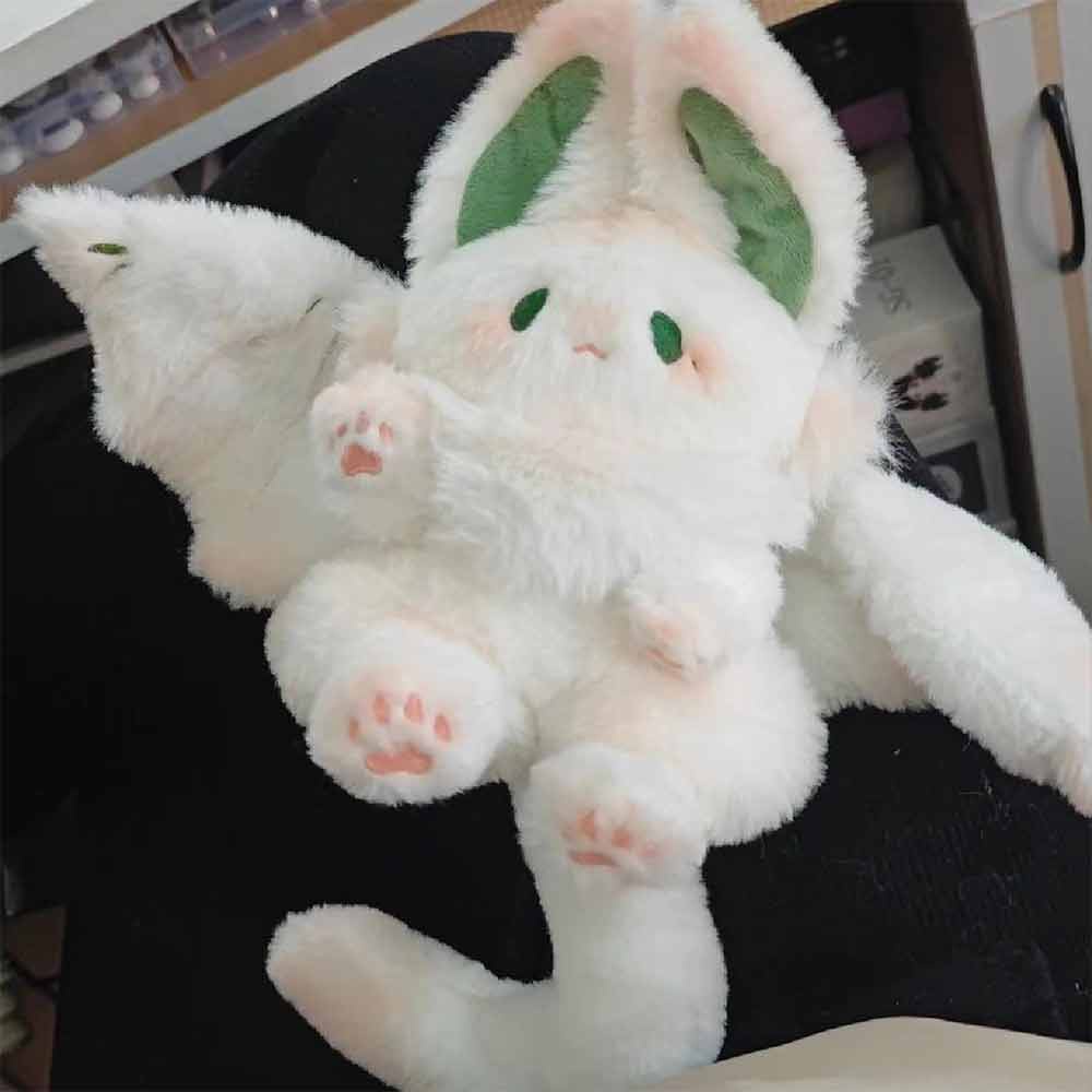 Bat Rabbit Stuffed Doll, 35/45CM Bat Bunny Plush Toy, Cute Bat Rabbit Cartoon Flying for Party Decor