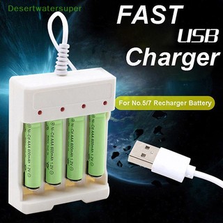 Phích Cắm Sạc 4 Cổng usb 1.2v aa / aaa