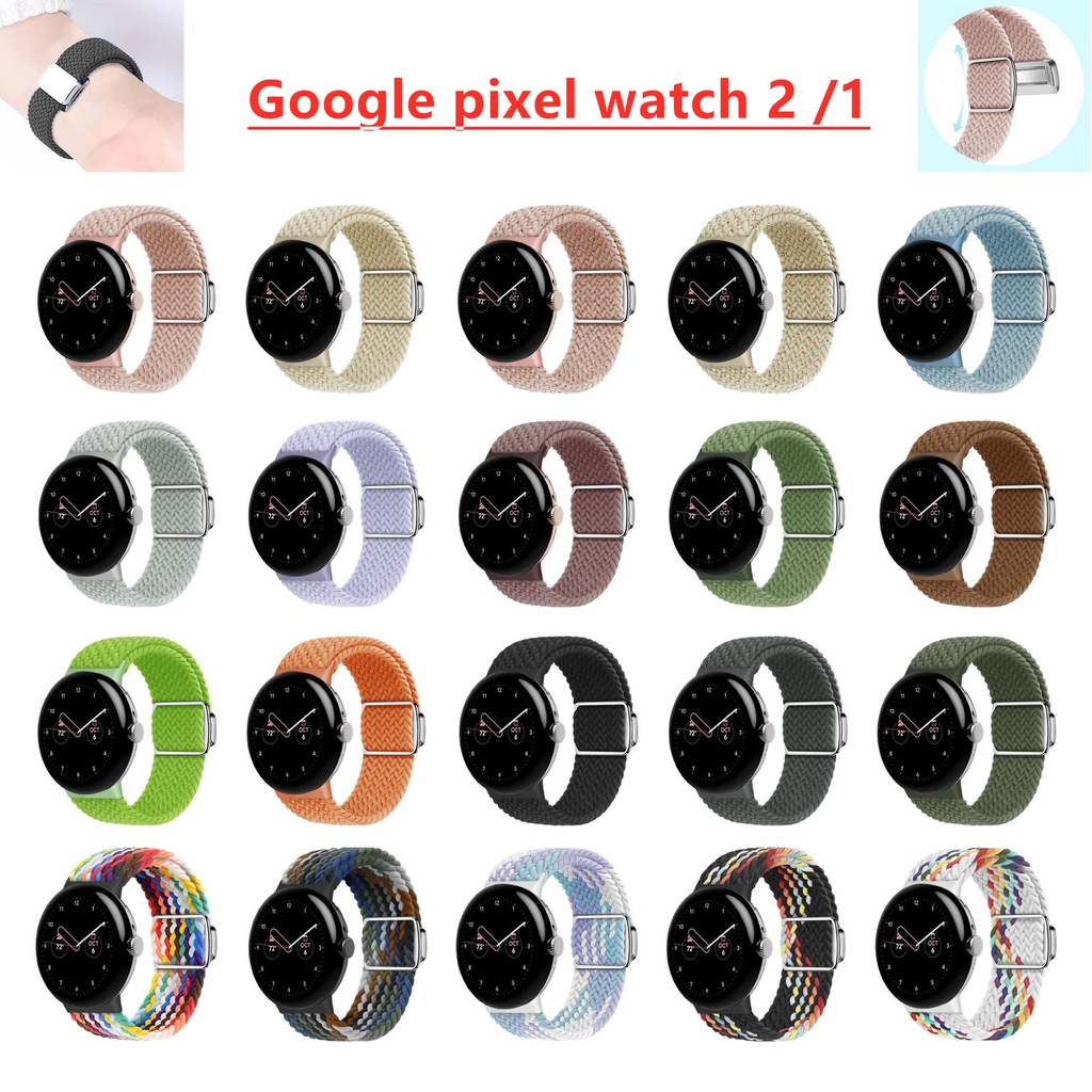 Dây Đeo nylon Có Khóa Nam Châm Cho Đồng Hồ pixel watch 2 / 1 pixel wat