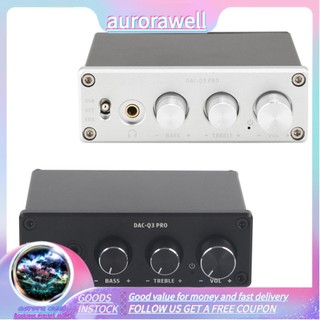 Aurorawell Douk Audio Q3 DAC Bộ giải mã kỹ thuật số sang analog Bộ khuếch đại tai nghe USB/Coax/Opt