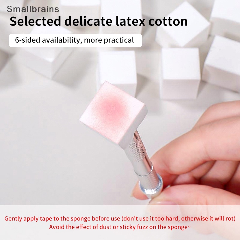 Smbr Set 20 / 50 Khối Xốp Màu gradient Trang Trí Móng Tay