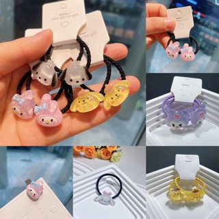 Bộ 2 dây buộc tóc sanrio dễ thương cho bé gái