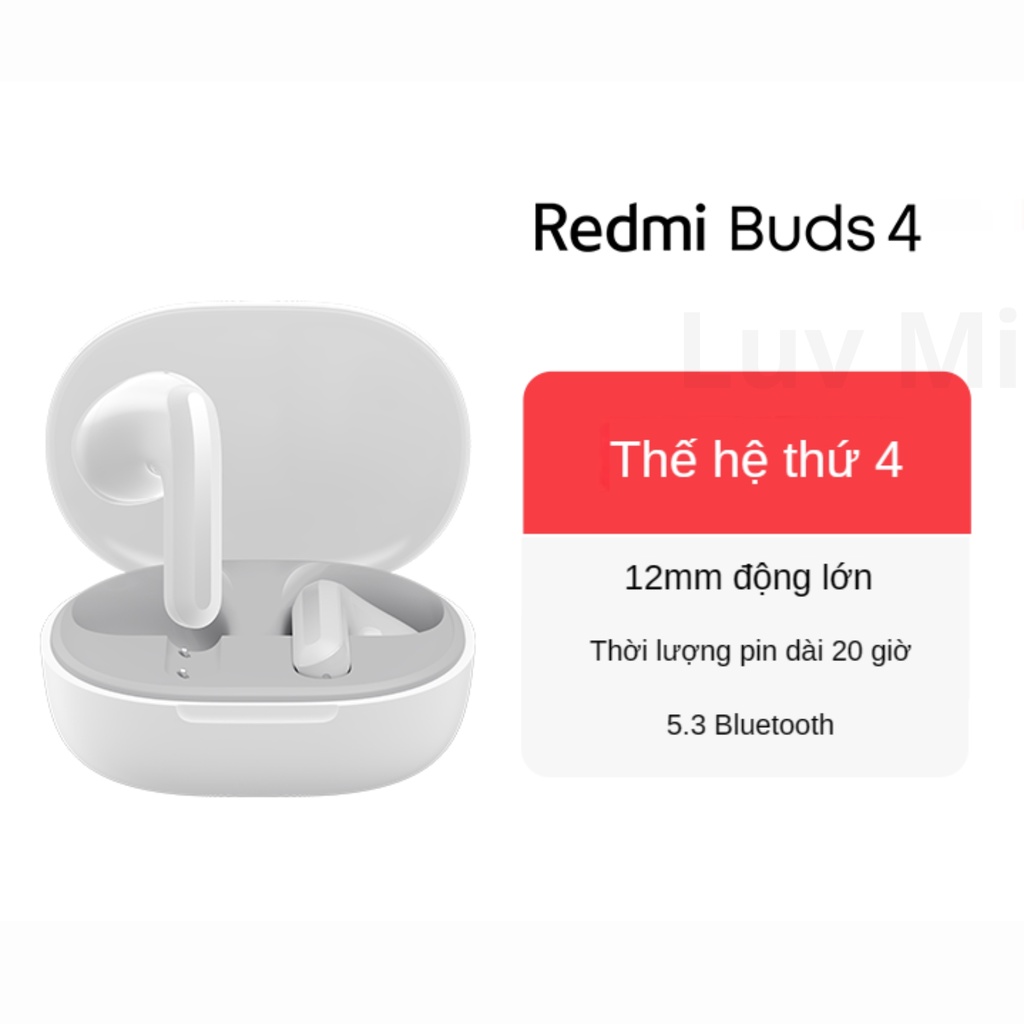 Tai Nghe Bluetooth Không Dây Xiaomi Redmi buds 4 Youth Edition Tai Nghe Xiaomi Redmi Giảm Tiếng Ồn Cuộc Gọi Nửa Tai