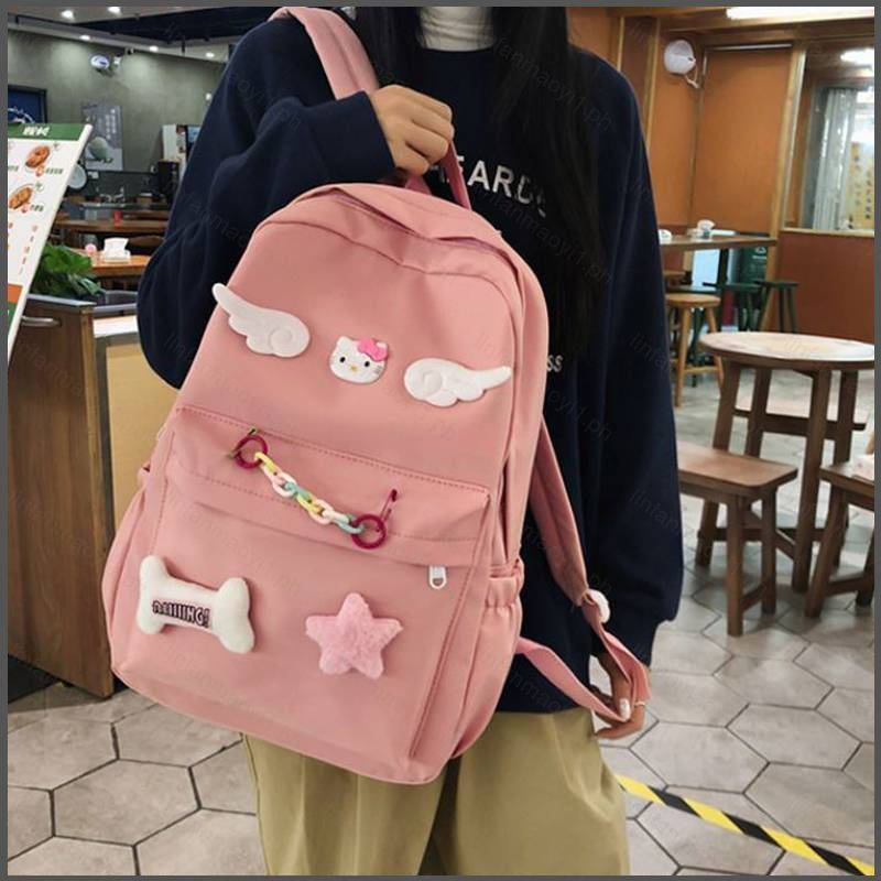 Nana sanrio Balo Đi Học Đa Năng Cỡ Lớn In Họa Tiết Hello Kitty Dễ Thương Thời Trang Cho Nữ