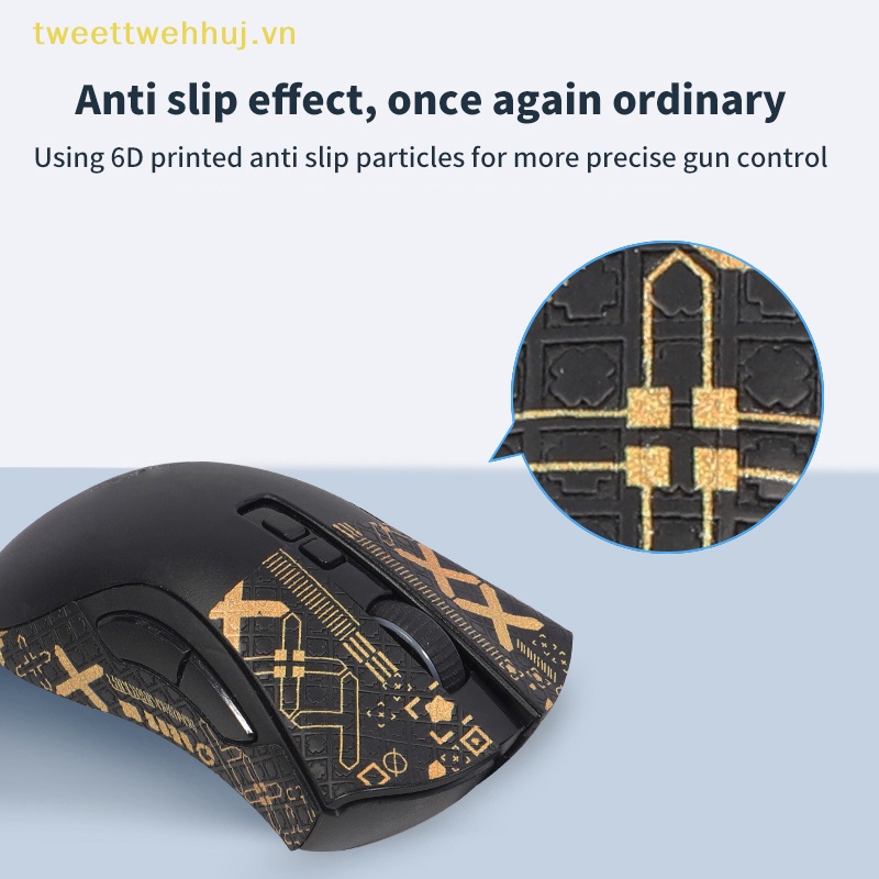 Tweehuj Băng Keo Dán Chống Trượt Chống Mồ Hôi Cho Chuột Không Dây razer viper deathadder v2 pro
