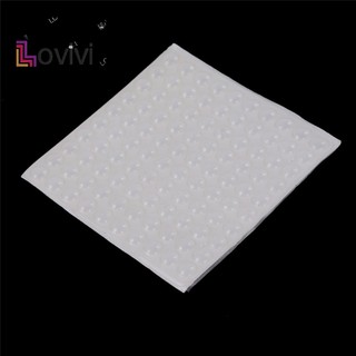 [lovivi] Set 100 Miếng Đệm Cao Su Trong Suốt Hình Bán Nguyệt Tự Dính Để Sửa Chữa Cửa Ra Vào