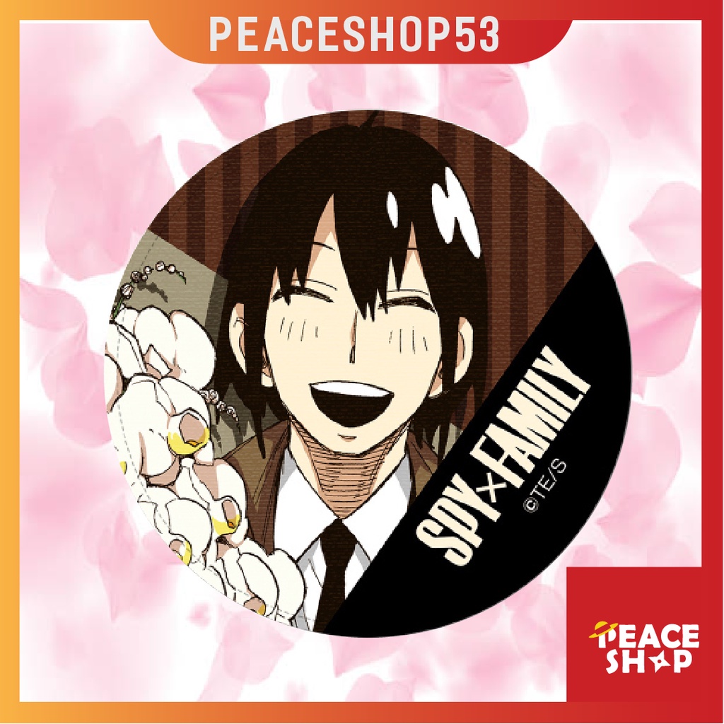 Huy hiệu Spy x Family  Lấp Lánh Huy Hiệu Anime Spy x Family Phụ Kiện Anime Manga Ver 2 HH06
