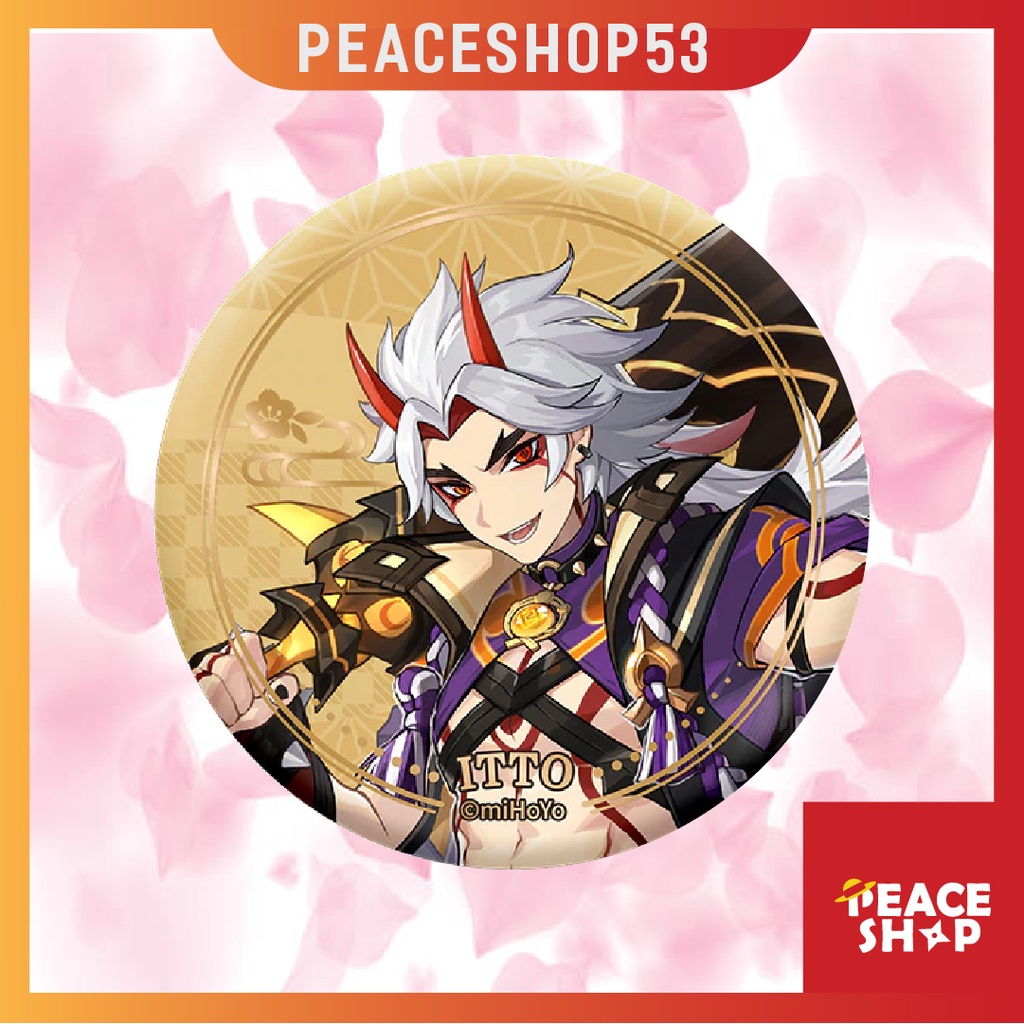 Huy hiệu Genshin Impact Inazuma Lấp Lánh Huy Hiệu Game Genshin Impact Phụ Kiện Anime Manga Ver 10 HH13