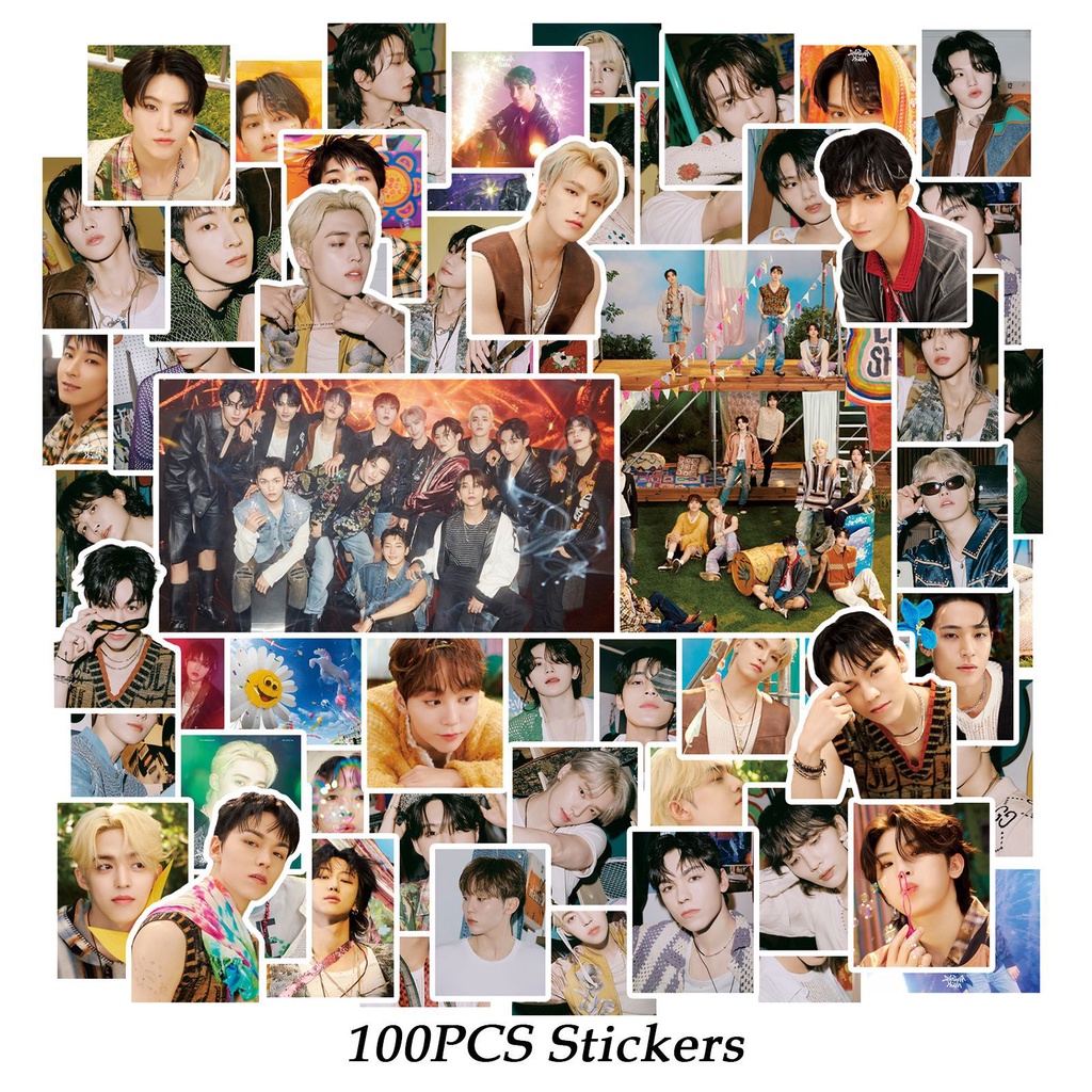 Set 50-107 sticker In Hình Nhóm Nhạc seventeen