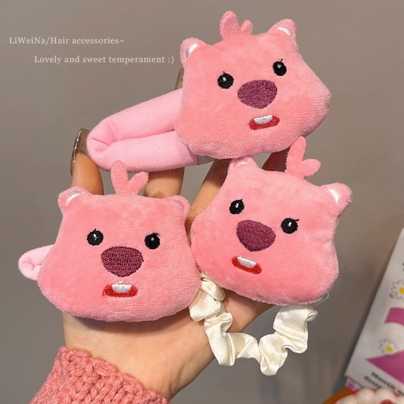 Dễ Thương Kẹp Tóc Hình Búp Bê Nhồi Bông Đáng Yêu