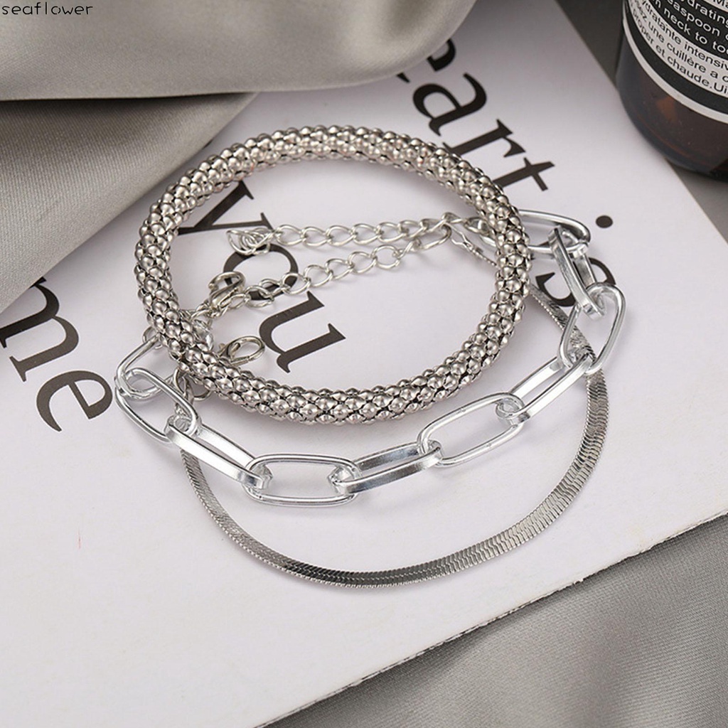 Vòng Tay Dây XíCh MàU VàNg / BạC Phong CáCh boho