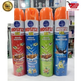 [mới] Bình xịt côn trùng Mosfly 600ml tiêu diệt kiến gian muối ngay