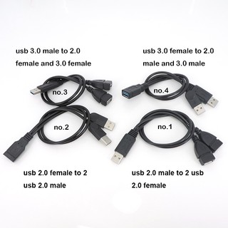 Dây cáp chia 2 cổng usb 2.0 3.0 sang hai cổng usb 2.0 3.0 cho máy tính laptop
