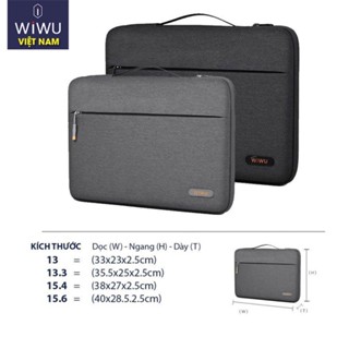 Túi Chống Sốc wiwu thời thượng Siêu Đẹp Cho Macbook, Laptop 13 - 16 inch hàng chính hãng nhập khẩu
