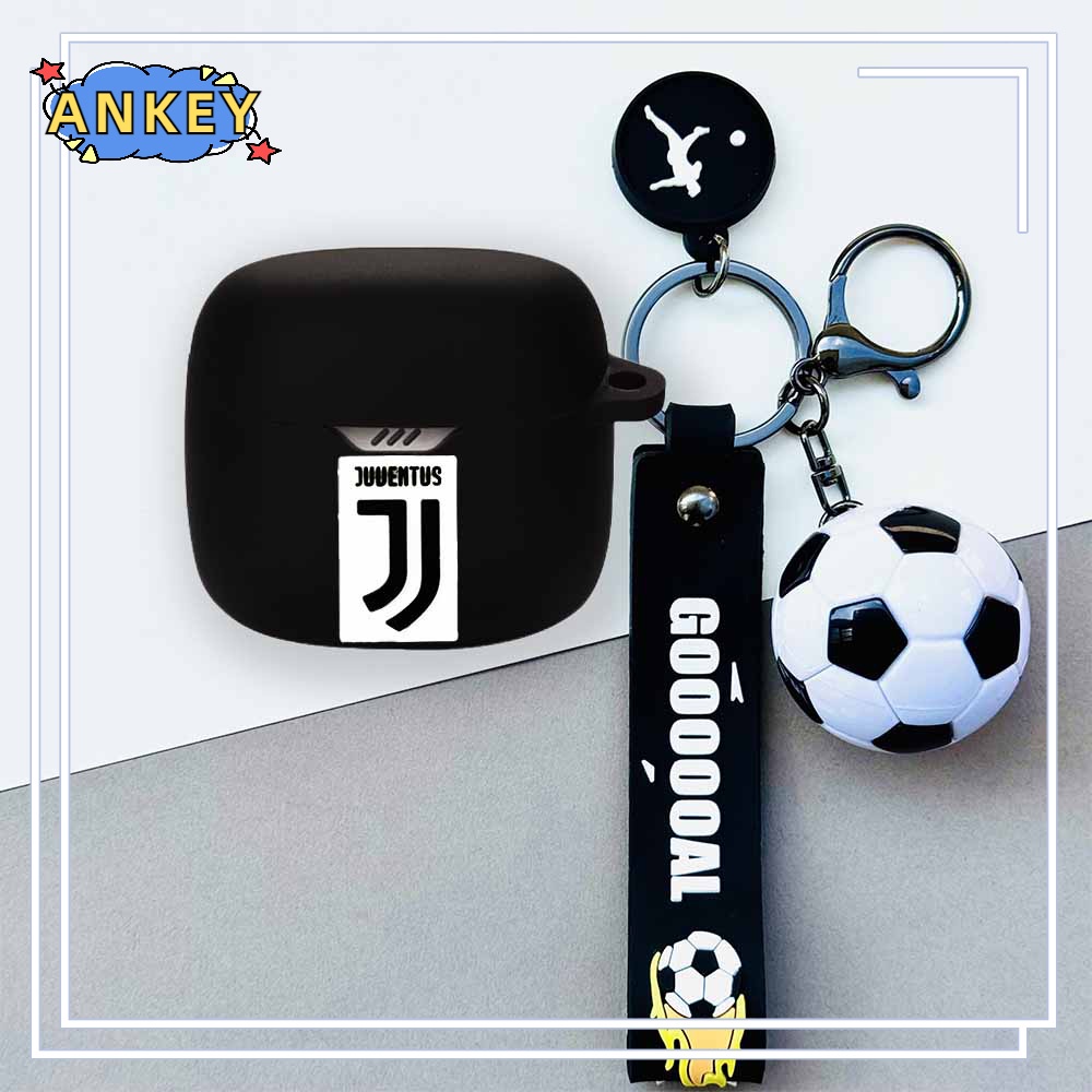 For JBL Club Pro+ / Tour Plus / Pro 2 Earphone Silicone Case Boy Cute Earbuds Soft Protective Headphone Cover Headset Skin with Pendant