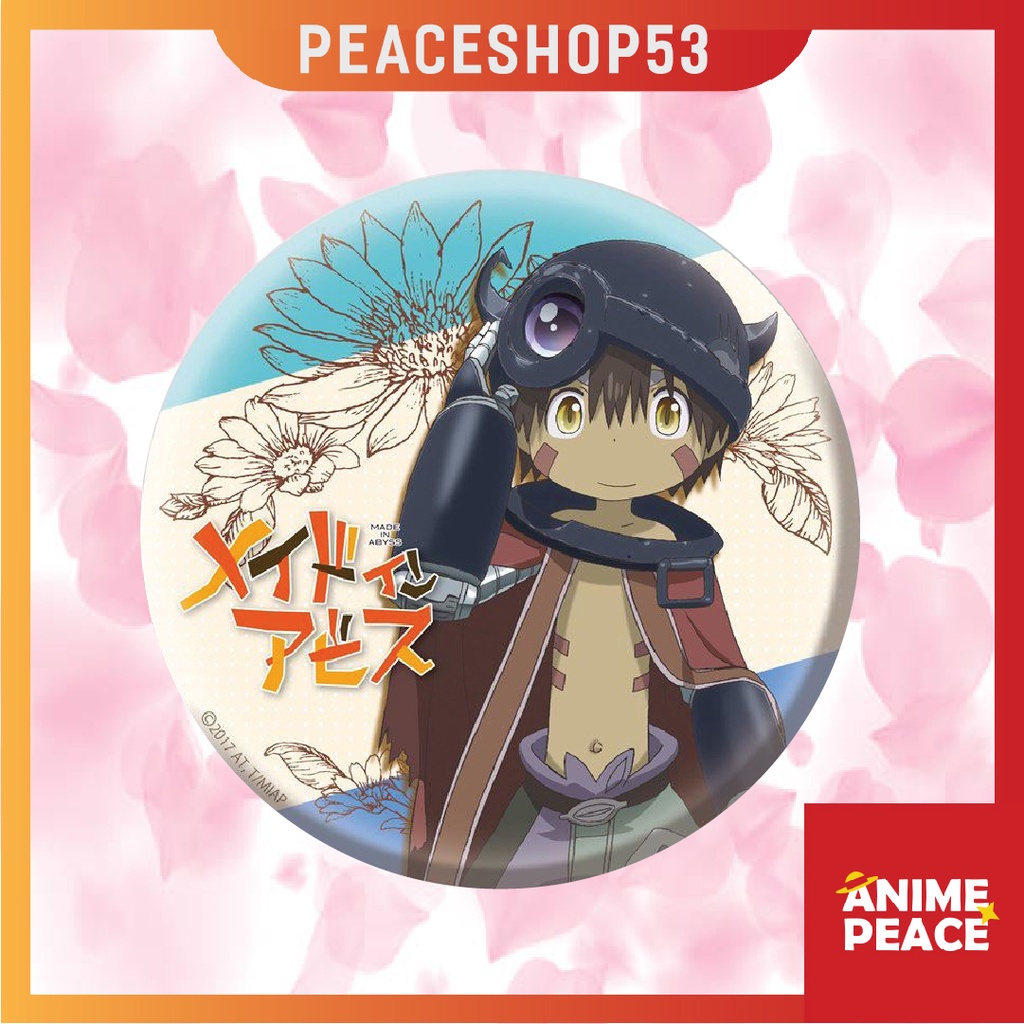 Huy hiệu Made In Abyss Riko Reg Nanachi Lấp Lánh Huy Hiệu Anime Made In Abyss Ver 1 HH47