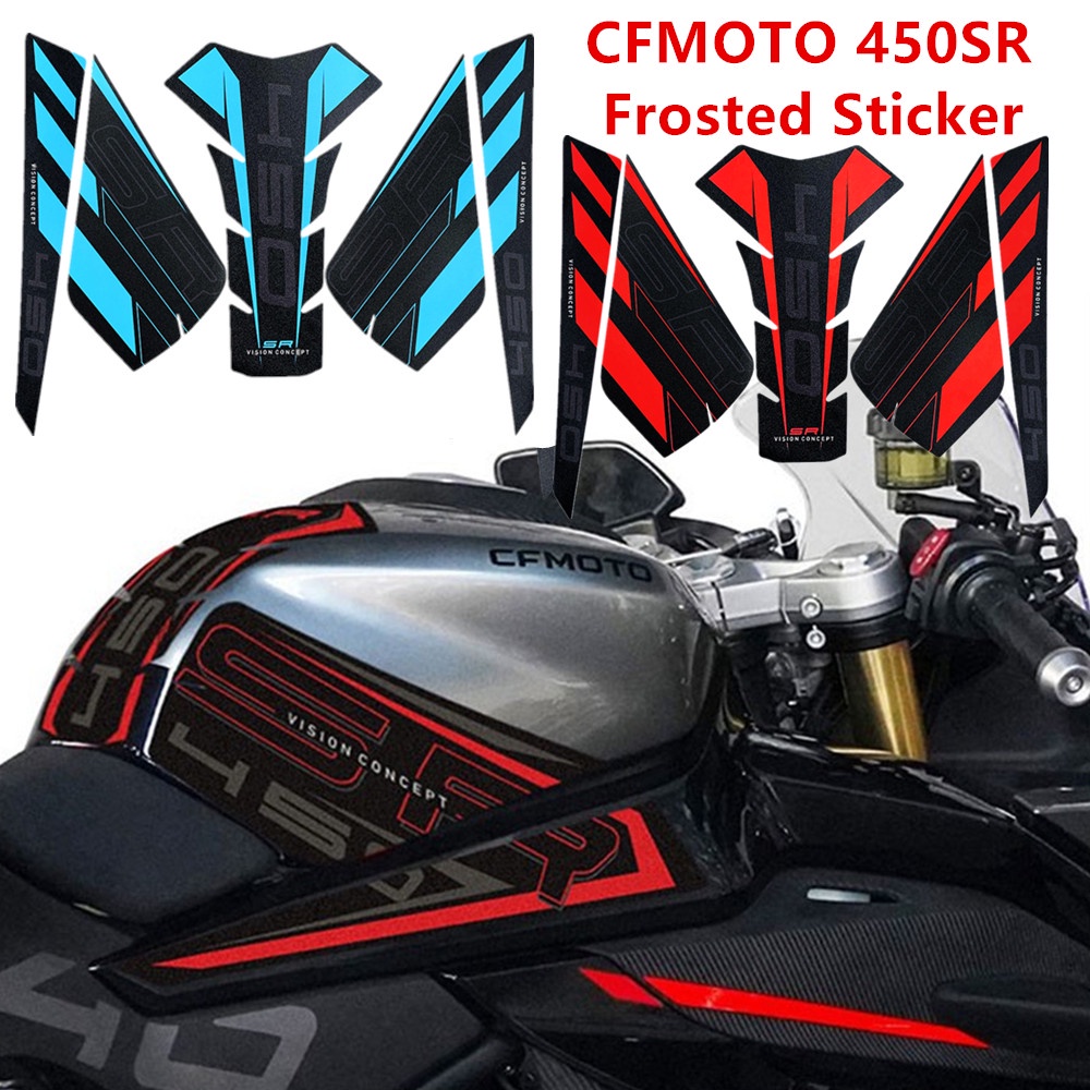 Xe Máy CFMOTO 450SR Mờ Miếng Dán 3M Decal Bộ Bình Nhiên Liệu Miếng Lót Bảo Vệ Chống Trượt Cho CFMOTO