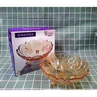 Đĩa Thuỷ Tinh,Thố 3 Chân Đựng Hoa Quả