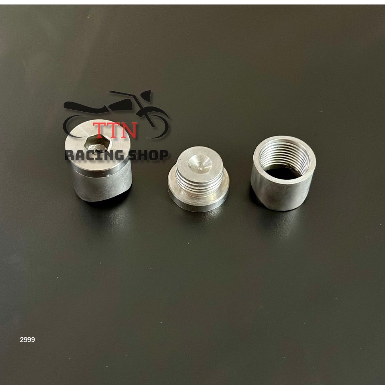 Ốc INOX TITAN cảm biến Senso Oxy AFR hàn cổ pô cho xe canh dyno