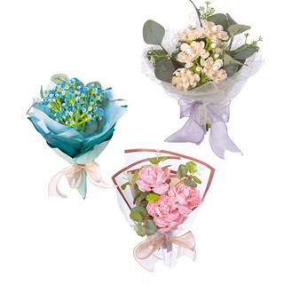 Bó Hoa Nhỏ Lắp Ráp Sáng Tạo Cầm Tay Trang Trí Cho Bé Gái