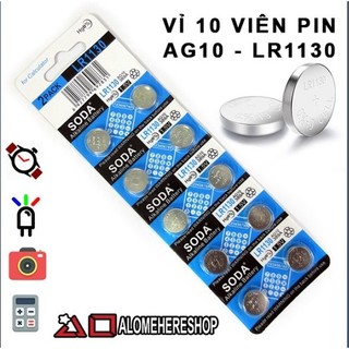 Pin tianqiu ag10/lr1130 vỉ 10 viên