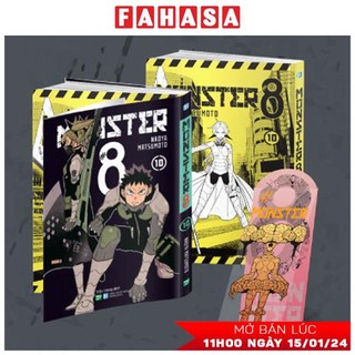 Sách monster #8 - tập 10 - bản đặc biệt - dark ver - tặng kèm set bookmark hai lớp