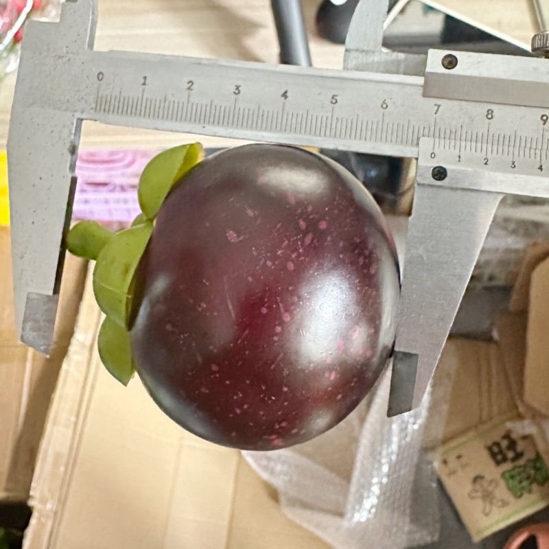 Mô hình MANGOSTEEN xốp mô phỏng mới mô hình MANGOSTEEN Nhà chơi mẫu giáo đạo cụ chụp ảnh trái cây tự