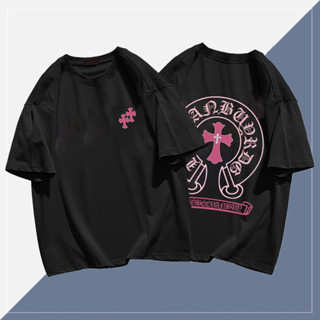 Áo phông nam Beeyanbuy Đen form rộng mùa hè áo chrome heart unisex local brand cotton 100%-P001658