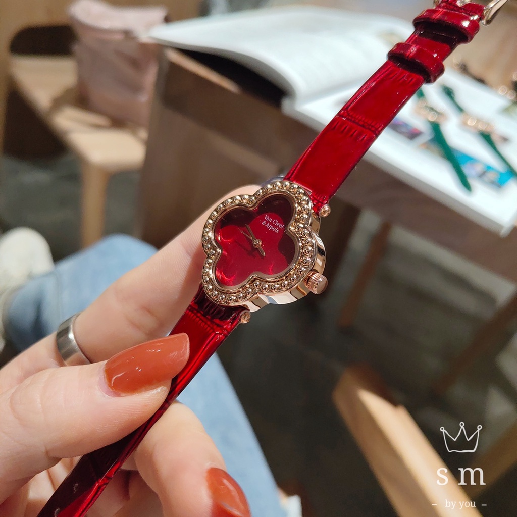 Đồng Hồ Đeo Tay Máy quartz Mặt Vỏ Sò Thời Trang Cho Nữ