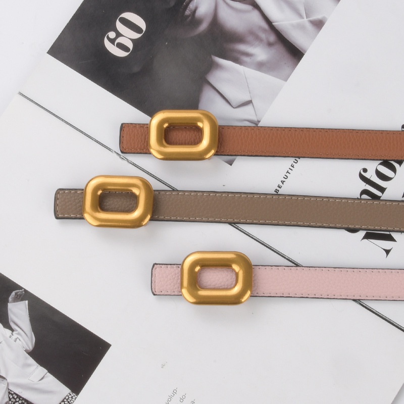 Thắt Lưng Da Bò Thật Phong Cách vintage Thời Trang Cho Nữ