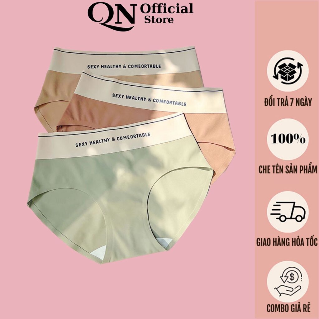 Quần lót nữ thun lạnh đúc su không đường may cao cấp mặc thoải mái CLOVER - 8246